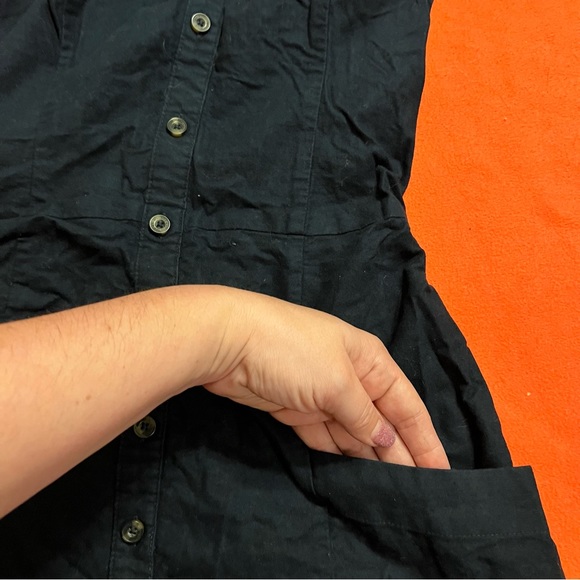 Abercrombie Button Front Mini Dress, S - Picture 3 of 9